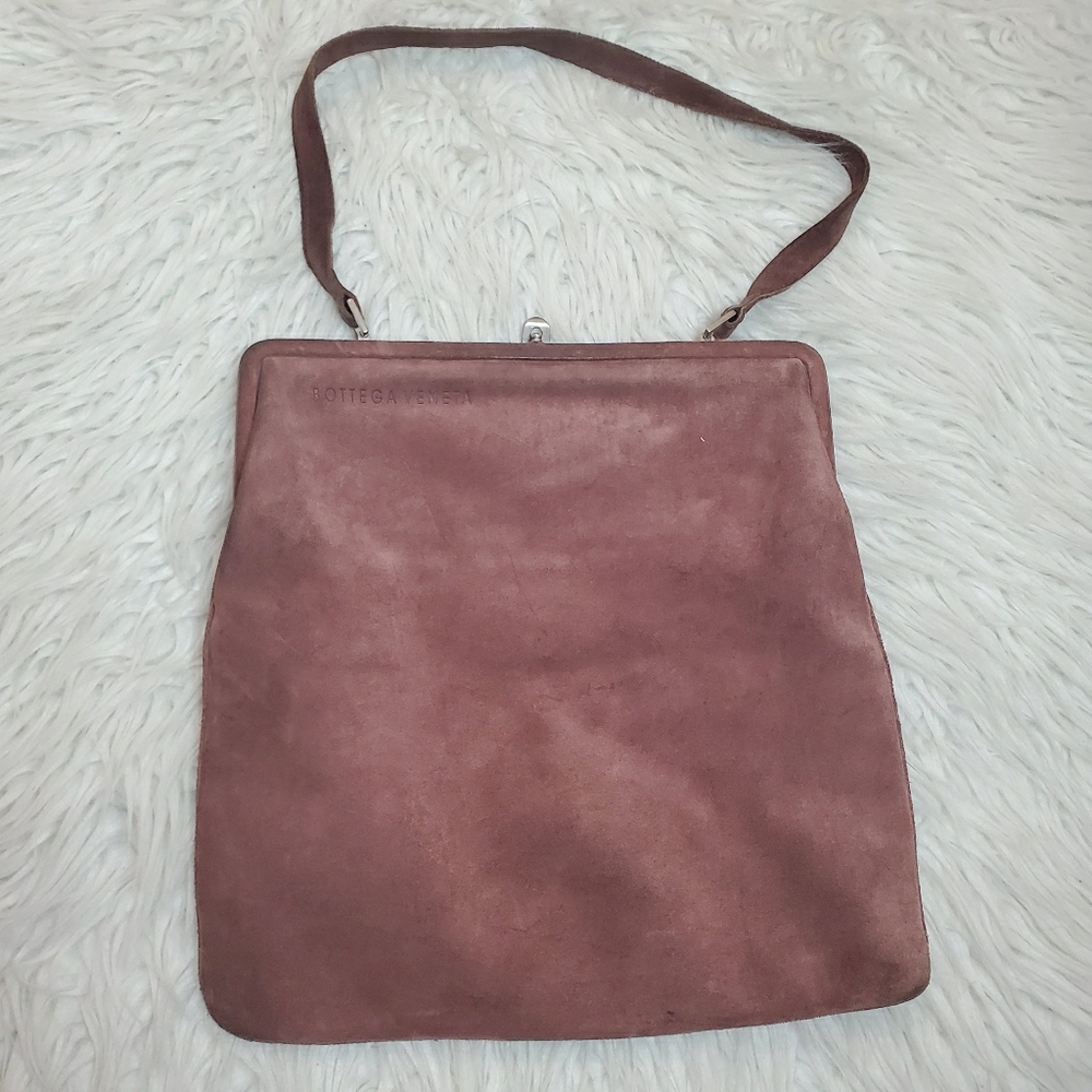 Bottega Veneta Vintage Suede Shoulder Bag